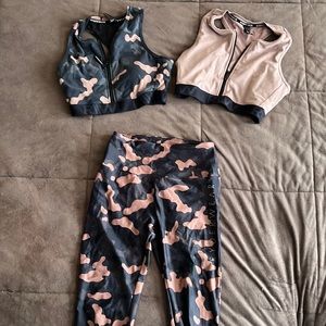 Ryderwear Desert Camo Set- 2 tops -M, bottoms -S
